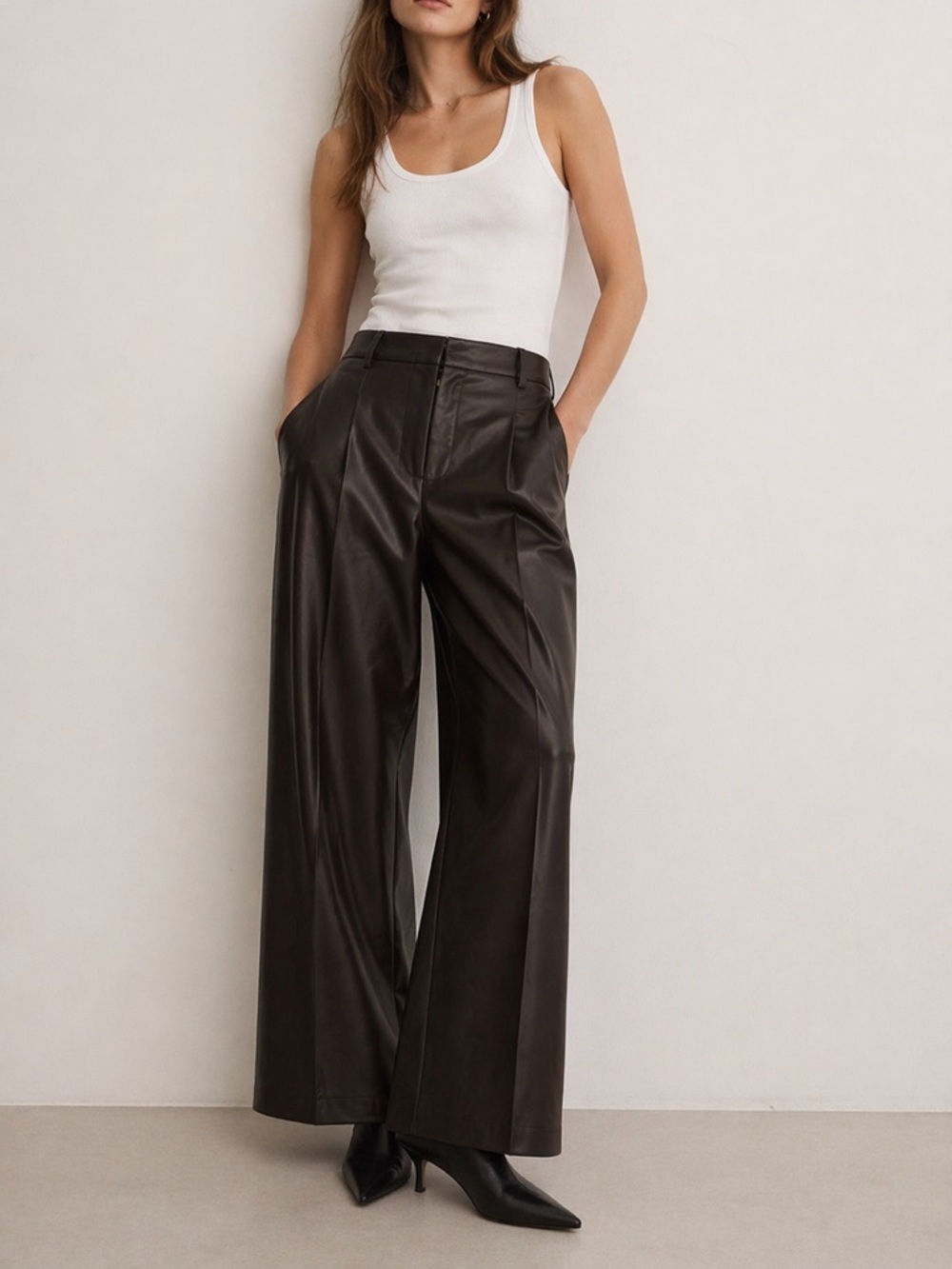 ba&sh Rami faux leather pants small/36